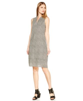 eileen fisher dot print dress