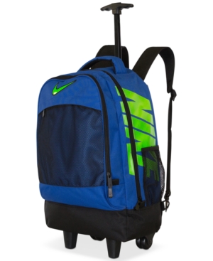 Nike kids rolling hot sale backpack