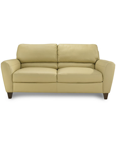 Almafi Leather Sofa - Furniture - Macy&#39;s