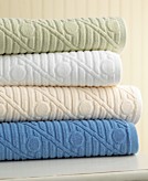 Martha Stewart Collection Jacquard Dot Bath Towels
