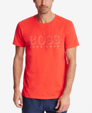 UPC 722557827038 product image for Boss Black Cotton Spf Logo T-Shirt | upcitemdb.com