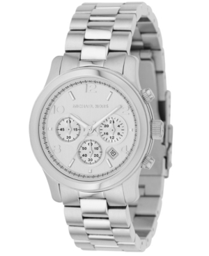 UPC 691464204662 product image for Michael Kors Women's Chronograph Runway Stainless Steel Bracelet Watch 38mm MK50 | upcitemdb.com