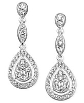 Eliot Danori Earrings, Raindrop Crystal
