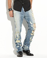 INC International Concepts Jeans, Slasher Berlin Slim Straight Leg