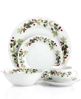 Gibson Dinnerware, Holiday Classic 20 Piece Set