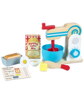 Play Kitchen Accessories Wooden Mixer Set Pretend Play Food Sets for Kids  Role Play Toys for Girls and Boys (Mixer Set) : Toys & Games 