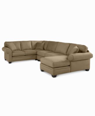 ... Fabric Sectional Living Room Furniture Collection - Furniture - Macy's
