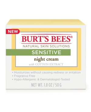 Burt's Bees Sensitive Night Cream, 1.8 oz
