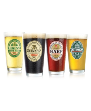 UPC 883314270600 product image for Luminarc Glassware, Set of 4 Assorted Beer Glasses | upcitemdb.com