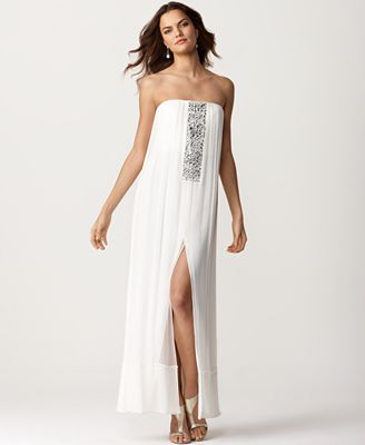 bcbgmaxazria white gown