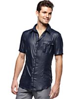 Armani Jeans Shirt, Super Light Short Sleeve Shirt 