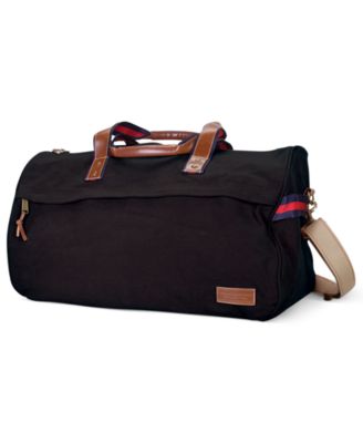 fossil canvas duffle bag