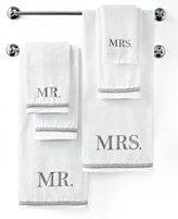 Avanti Bath Towels, Mr. & Mrs. Towel Collection