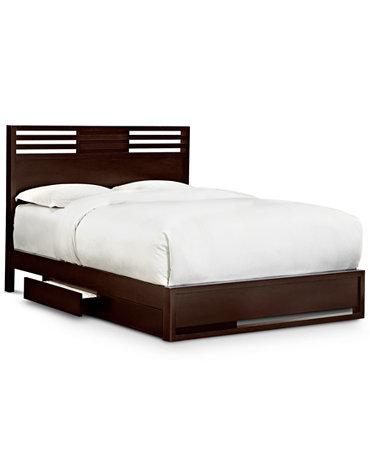 Tahoe King Bed, Noir - Furniture - Macy's