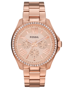 UPC 796483009851 product image for Fossil Women's Cecile Rose Gold-Tone Stainless Steel Bracelet Watch 40mm AM4483 | upcitemdb.com