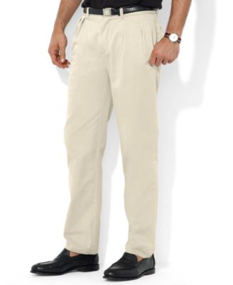 ralph lauren pleated chinos