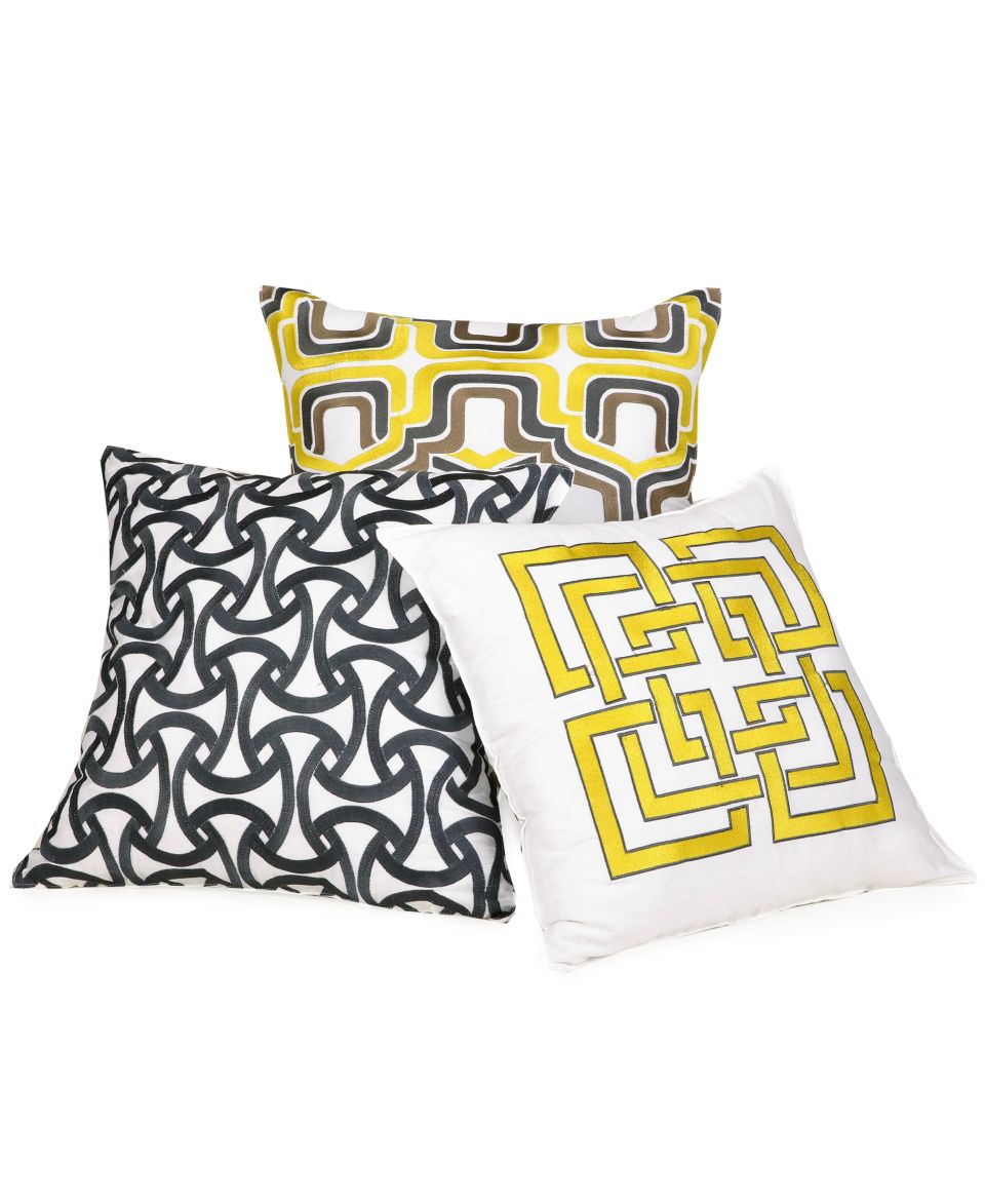 Trina Turk Bedding Trellis Black Decorative Pillows Bedding