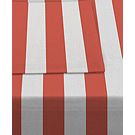 Waverly Cabana Stripe Coral Indoor/Outdoor Table Linens Collection 