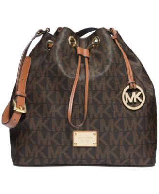 michael kors jules drawstring bag