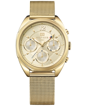 UPC 885997131209 product image for Tommy Hilfiger Women's Gold Ion-Plated Stainless Steel Mesh Bracelet Watch 38mm  | upcitemdb.com