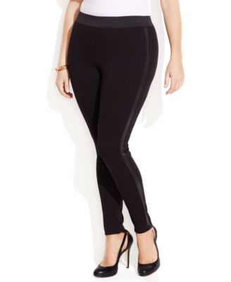 michael kors faux leather pants