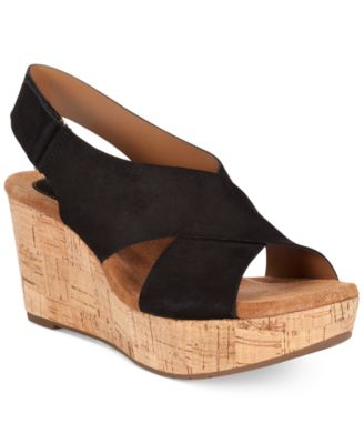 clarks women's caslynn shae wedge sandal