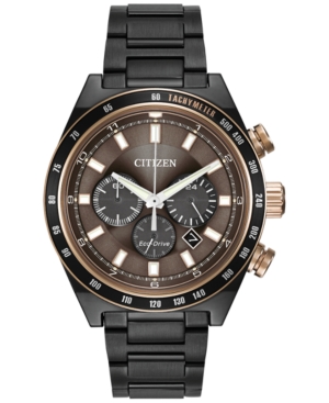 Citizen Men's Chronograph Eco-Drive Grey Ion-Plated 