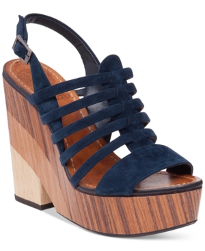 UPC 889816315177 product image for Vince Camuto Onia Platform Wedge Sandals Women's Shoes | upcitemdb.com