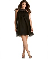 London Times Plus Size Trapeze Dress London Times Plus Size Trapeze Dress