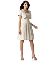 London Times Sleeveless Flared Dress London Times Sleeveless Flared Dress
