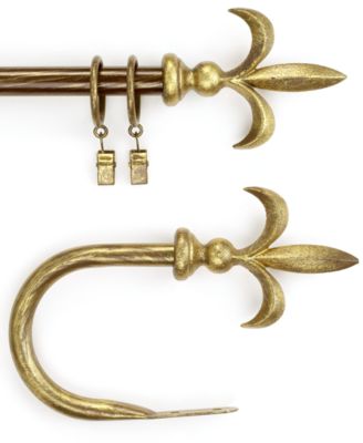 FLEUR DE LIS DUCHESS SWAG WINDOW TOPPER - BEST WINDOW TREATMENTS