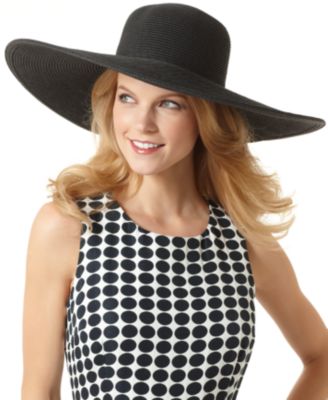 Nine West Hat, Packable Straw Super Floppy