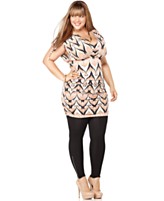 Baby Phat Plus Size Dress, Cap Sleeve Printed Ruched Baby Phat Plus Size Dress, Cap Sleeve Printed Ruched