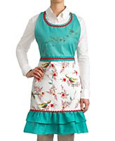 Lenox Apron, Embroidered Chirp