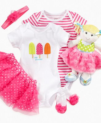 Baby Starters Baby Accessories, Baby Girls Socks and Headband 