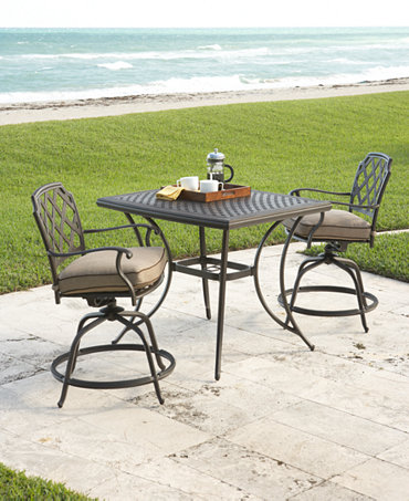 Grove Hill Outdoor Patio Bistro Set & Pieces - Furniture - Macys