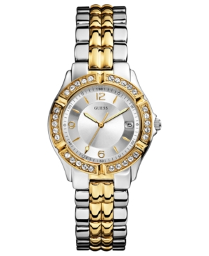 Guess Watch, Women's Two-Tone Stainless Steel Bracelet 36mm U0026L1