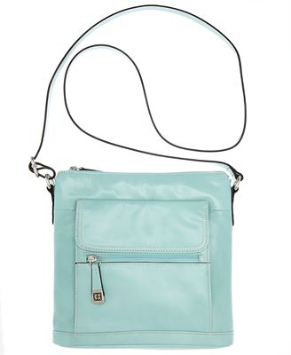 Giani Bernini Florentine Glazed Leather Crossbody Bag