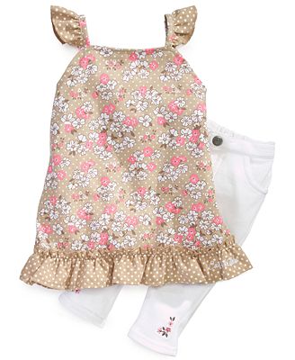 Calvin Klein Baby Set, Baby Girls 2-Piece Tunic and Jeggings