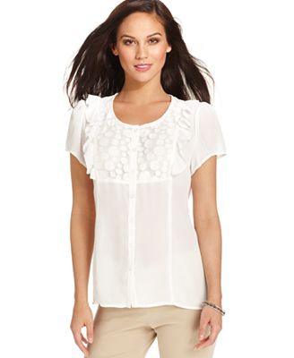 macys petite inc tops