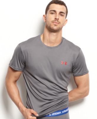 under armour men's ua heatgear flyweight crew undershirt