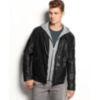 macys deals on Levi's Faux-Leather Knit-Hoodie Jacket