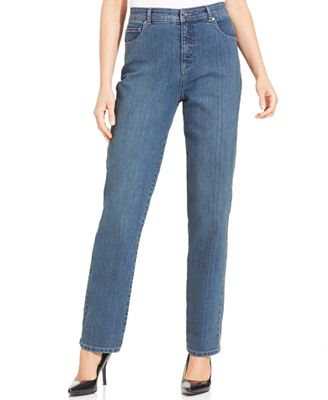 jeans petite tummy stardust charter slimming leg straight classic club