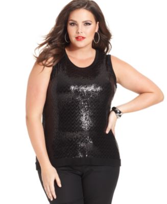 plus macy tops