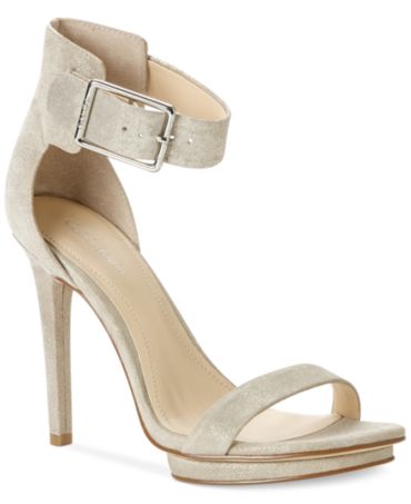 Calvin Klein Women's Vivian High Heel Sandals - Sandals - Shoes - Macy ...