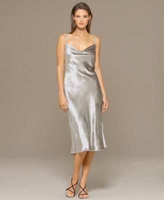 Calvin Klein Shimmer Velvet Strappy Dress