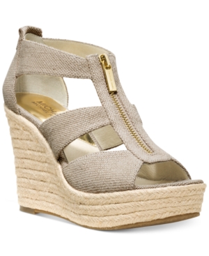 UPC 886056726503 product image for Michael Michael Kors Damita Platform Wedge Sandals Women's Shoes | upcitemdb.com
