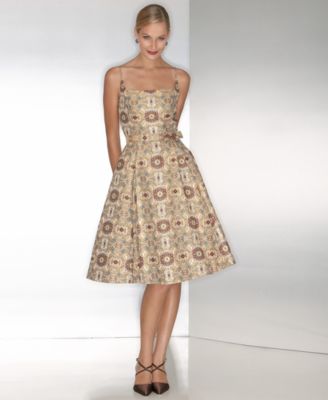 Maggy London Antique Brocade Party Dress
