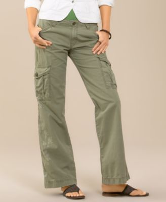 Lucky Brand Faded-Floral Cargo Pant