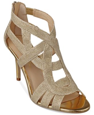Marc Fisher Nala3 Mid Heel Evening Sandals